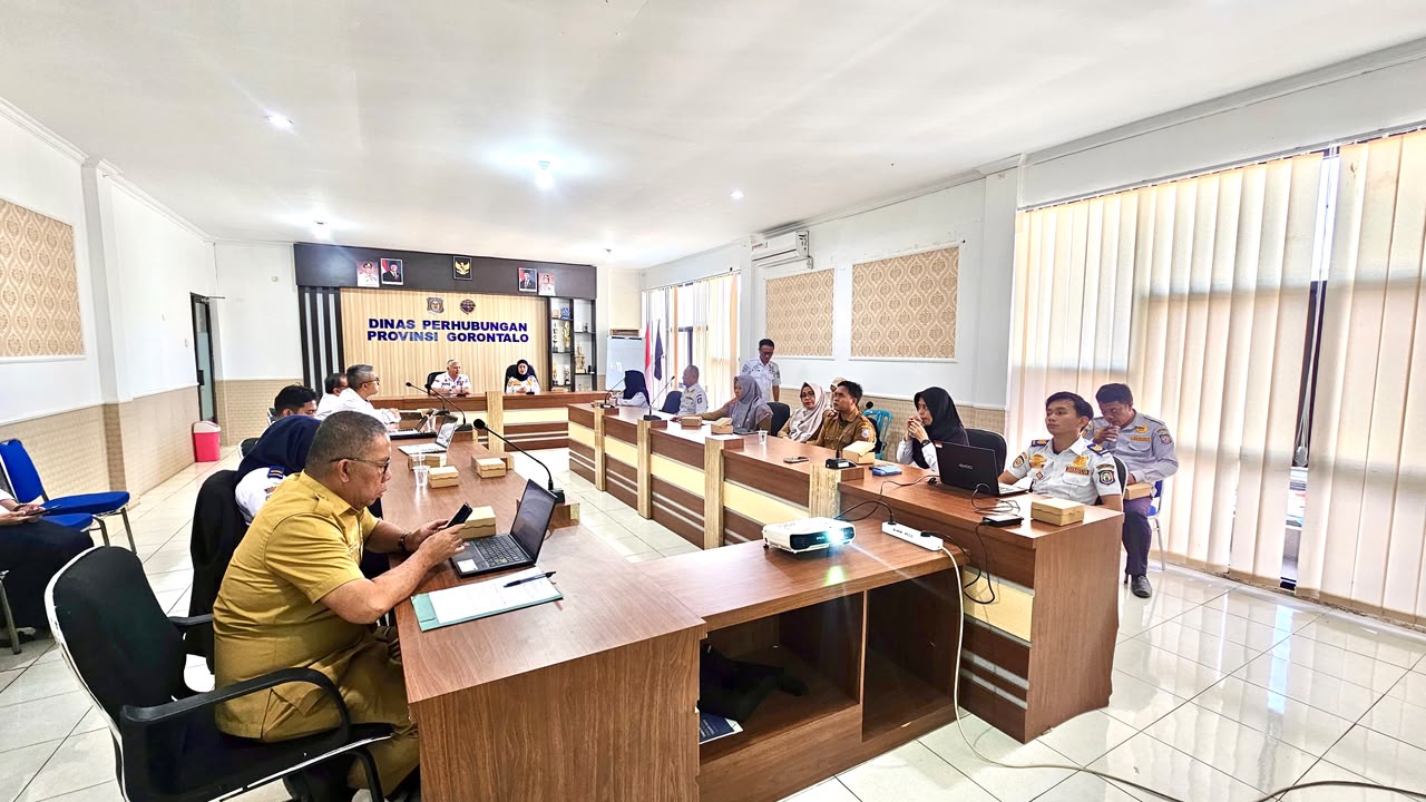 Dinas Perhubungan Provinsi Gorontalo Melakukan Rapat Finalisasi Pasal-Pasal yang akan dimuat dalam naskah Perjanjian Sewa Menyewa BMD antara Pemerintah Provinsi Gorontalo dengan PT Pelindo (Persero)