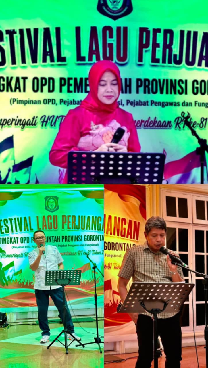 TULARKAN SEMANGAT KEBANGSAAN, KADIS PERHUBUNGAN, PERWAKILAN ESSELON III DAN PERWAKILAN ESSELON IV IKUTI FESTIVAL LAGU PERJUANGAN ANTAR PEJABAT PERINGATI HUT KE-81 RI